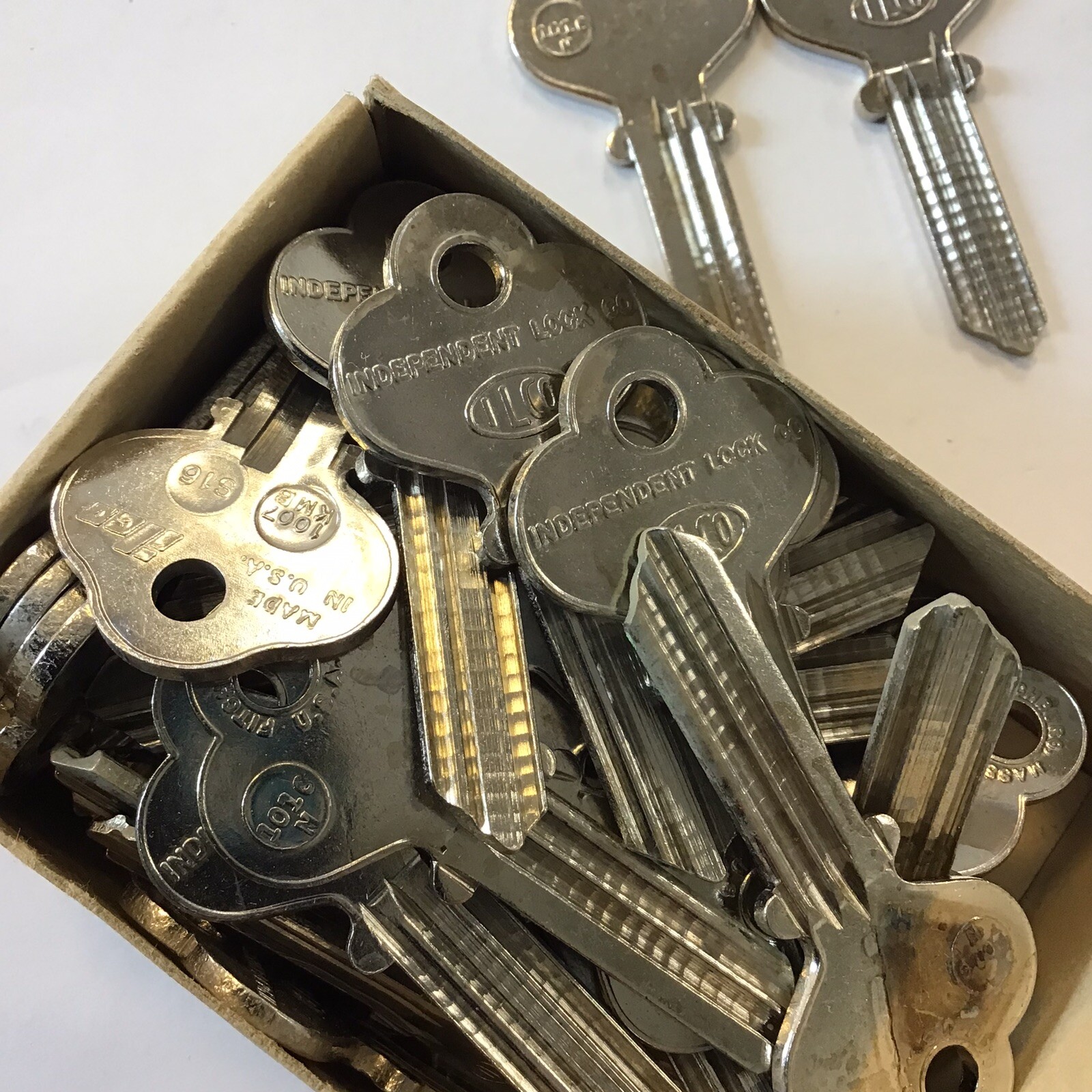 Lot of 42 1016N P2 Penn 5-Pin NP Key Taylor Brand Uncut Key Blanks | eBay