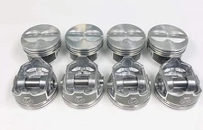 SPEED PRO Hypereutectic Flat Top Pistons Set/8 Chevy SB 400 use w/5.7 rod STD