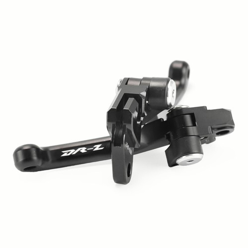 Anodized Pivot Brake Clutch Levers For SUZUKI DRZ 250/125L DRZ400 DRZ400E Black - Picture 7 of 14