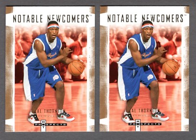 (2) 2007-08 FLEER HOT PROSPECTS AL THORNTON NOTABLE NEWCOMERS #NN11 LOT *NM-MT*
