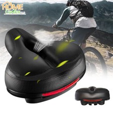 Wide Big Bum Bike Seat Gel Cruiser Extra Comfort Sporty Soft Pad Bicycle Saddle