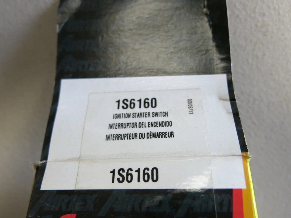  Ignition Starter Switch Airtex 1S6160 (Chrysler/Dodge/Plymouth 1983-90) - Image 3 of 3