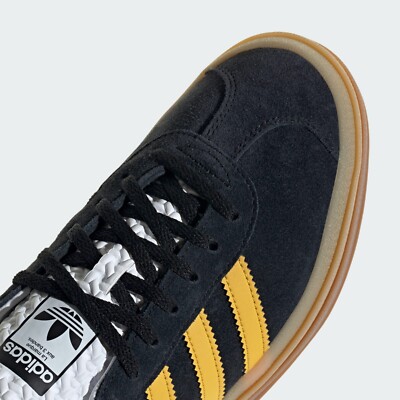 adidas gazelle silver green womens adidas Gazelle Bold Shoes - Women's - Aurora Coffee / Light Pink / Gold main image 1