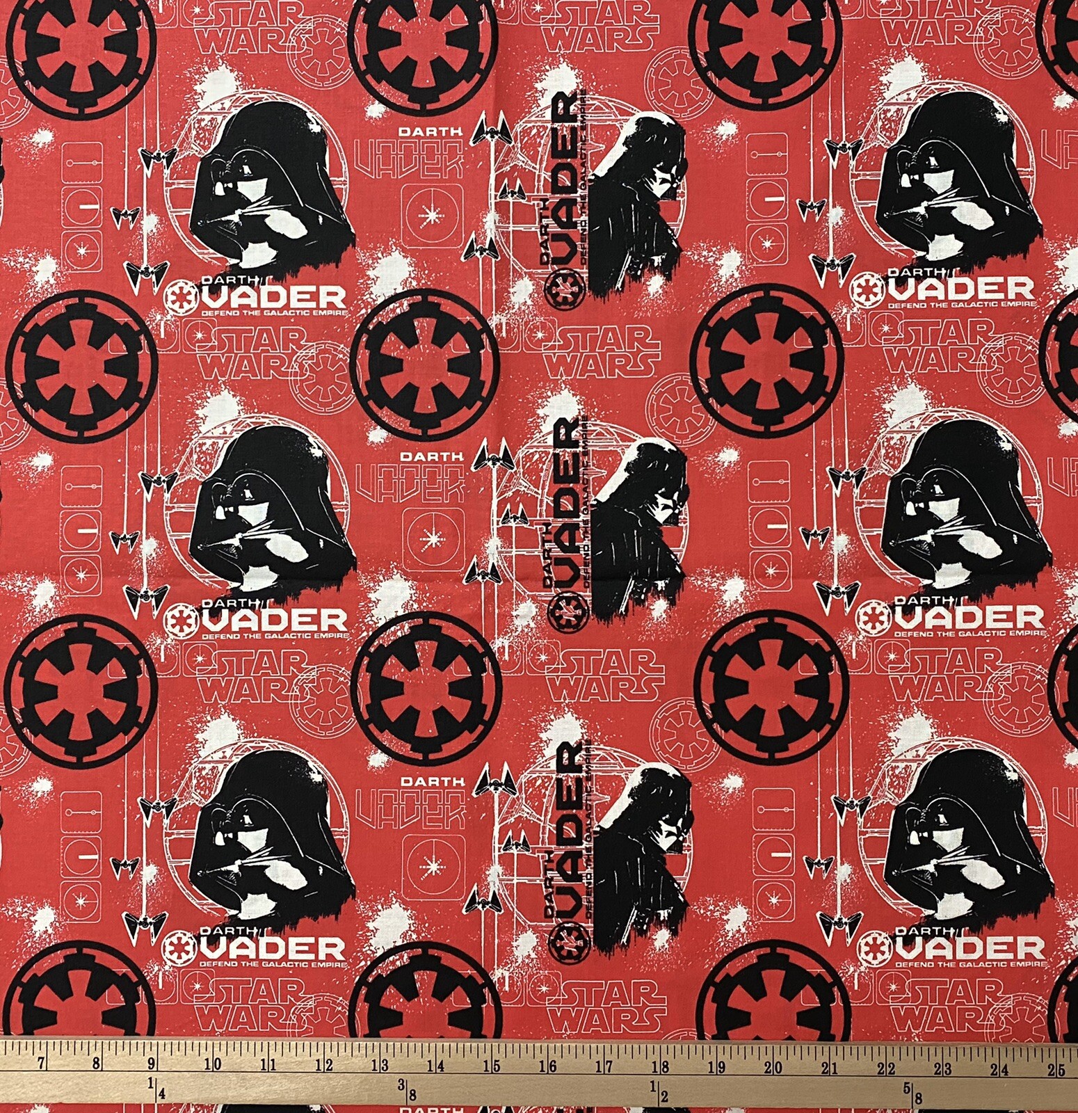 darth vader fabric panel