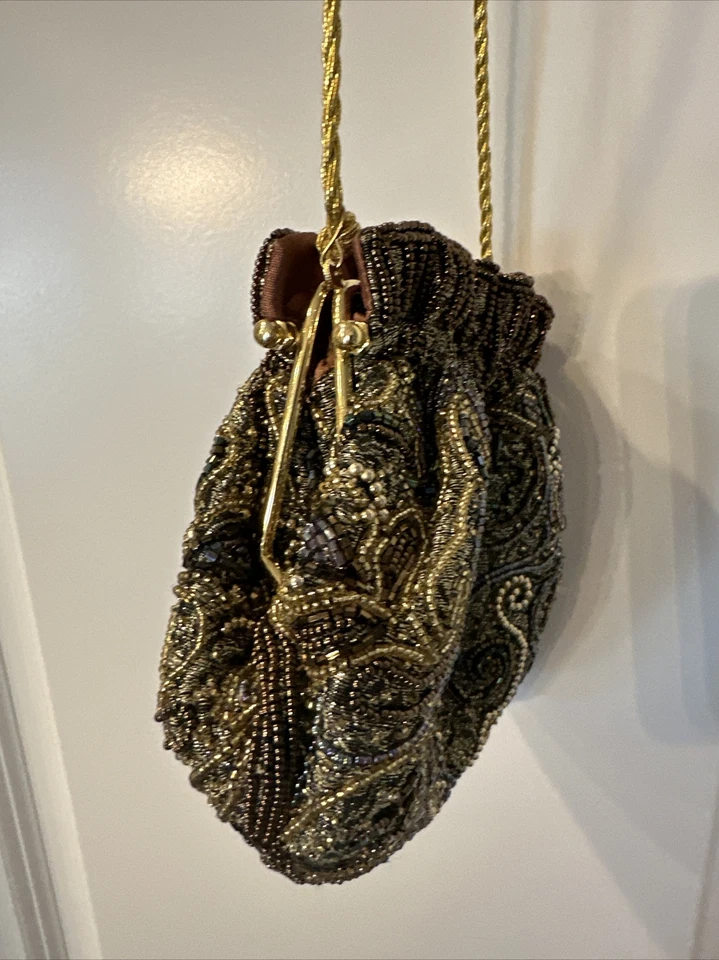 Vintage Purses Retro Clutch for Women Evening Bag Crossbody Handbags for Wedding - Image 3 of 4