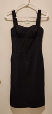 DOLCE & GABBANA SLEEVELESS BLACK DRESS SIZE 38 ITALY