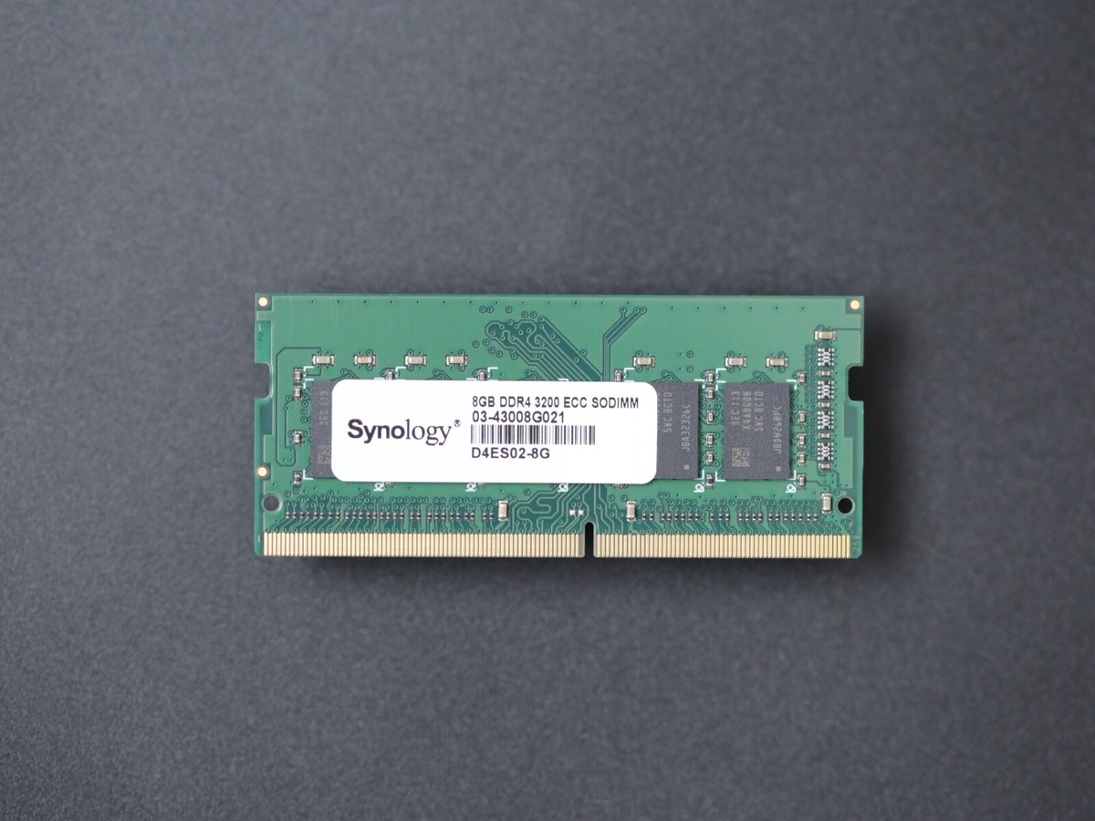 Synology Dimm Capacity Synology 8GB D4EU01-8G 1RX8 DDR4-25600 ECC