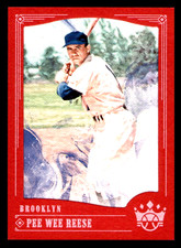 2018 Diamond Kings Pee Wee Reese Red Frame #23 - Brooklyn Dodgers