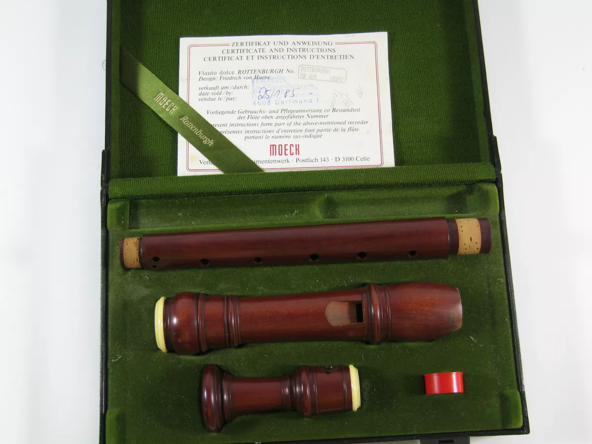 MOECK Rottenburgh Blockflöte Altblockflöte Nr. 439 Palisander | eBay