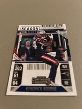 2024 Panini Contenders - Season Ticket Kendrick Bourne #69 New England Patriots 