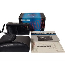 Chinon Auto 3001 Multi Focus Compact 35mm Film Camera Excellent JP