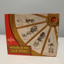 Ox Team Old West wooden Kit Wagon Masters Scale Model Craft Master