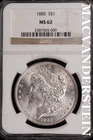 1885 Morgan Dollar-NGC MS 62 Brilliant Uncirculated #SLM517