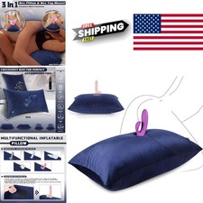 Inflatable Sex Pillow with Suction Cup Dildo Mount for Couples and Solo Play