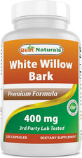White Willow Bark 400 Mg 180 Capsules