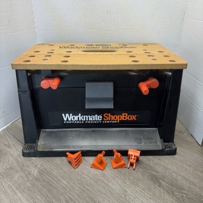 Black & Decker WORKMATE Shop Box Portable Project Center w/ 4 Peg Stops - Nice