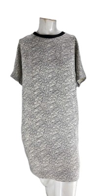 Rag & Bone Women's Dress Small Ivory Silk Squiggle Print Sheath