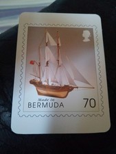 Bermuda Philatelic Bureau 2004 Ship Stamp Calendar Mini Card