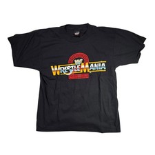 WWF WRESTLEMANIA 2 1986 Screen Stars Authentic Original shirt Large