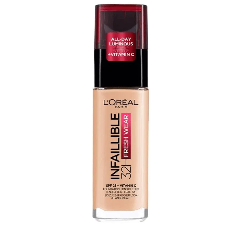 L'Oreal Infaillible 32H Fresh Wear Foundation - 160 Rose Linen