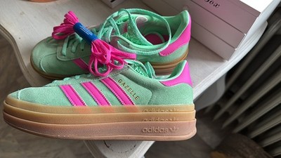 adidas Gazelle Bold Damen Grün pink Größe 38 Neu