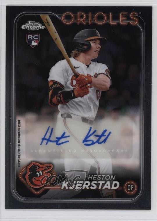 2024 Topps Chrome Update Heston Kjerstad #AC-HK Rookie Auto RC