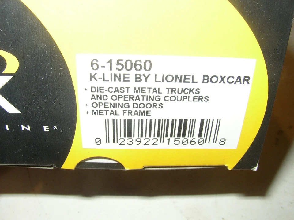 K Line By Lionel Boxcar 6-15060 NEW - Image 3 of 3