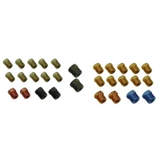 Standard SAE Inverted Flare Brake Line Fittings Nuts Assortment 3/16 1/4 Kit Set