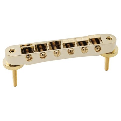 Musiclily Pro Gold 52mm ABR-1 Tune-o-matic Wide Bridge For Epiphone LP SG Guitar