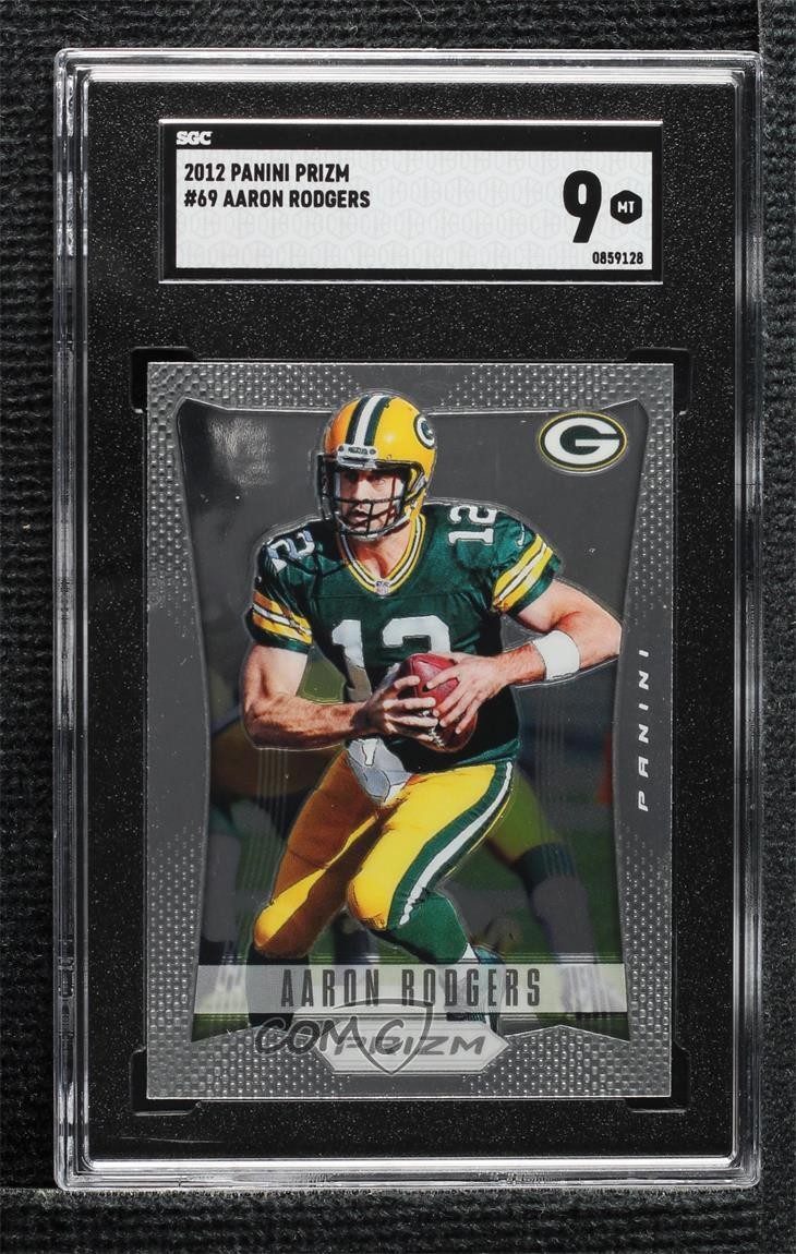 2012 Panini Prizm Aaron Rodgers #69 SGC 9 MINT