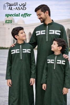 Thobe Premium Qualität Baumwolle Herren Muslim Kleidung Jubba Thoub Langarm Morgenmantel