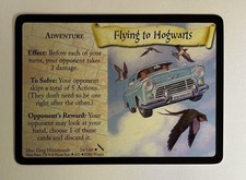 HARRY POTTER TCG CHAMBER OF SECRETS FLYING TO HOGWARTS 24/140 RARE UNPLAYED