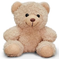 Teddy Bear Stuffed Animal, 4 Inch Cute Animal Plushies Key Chian Small, Khaki