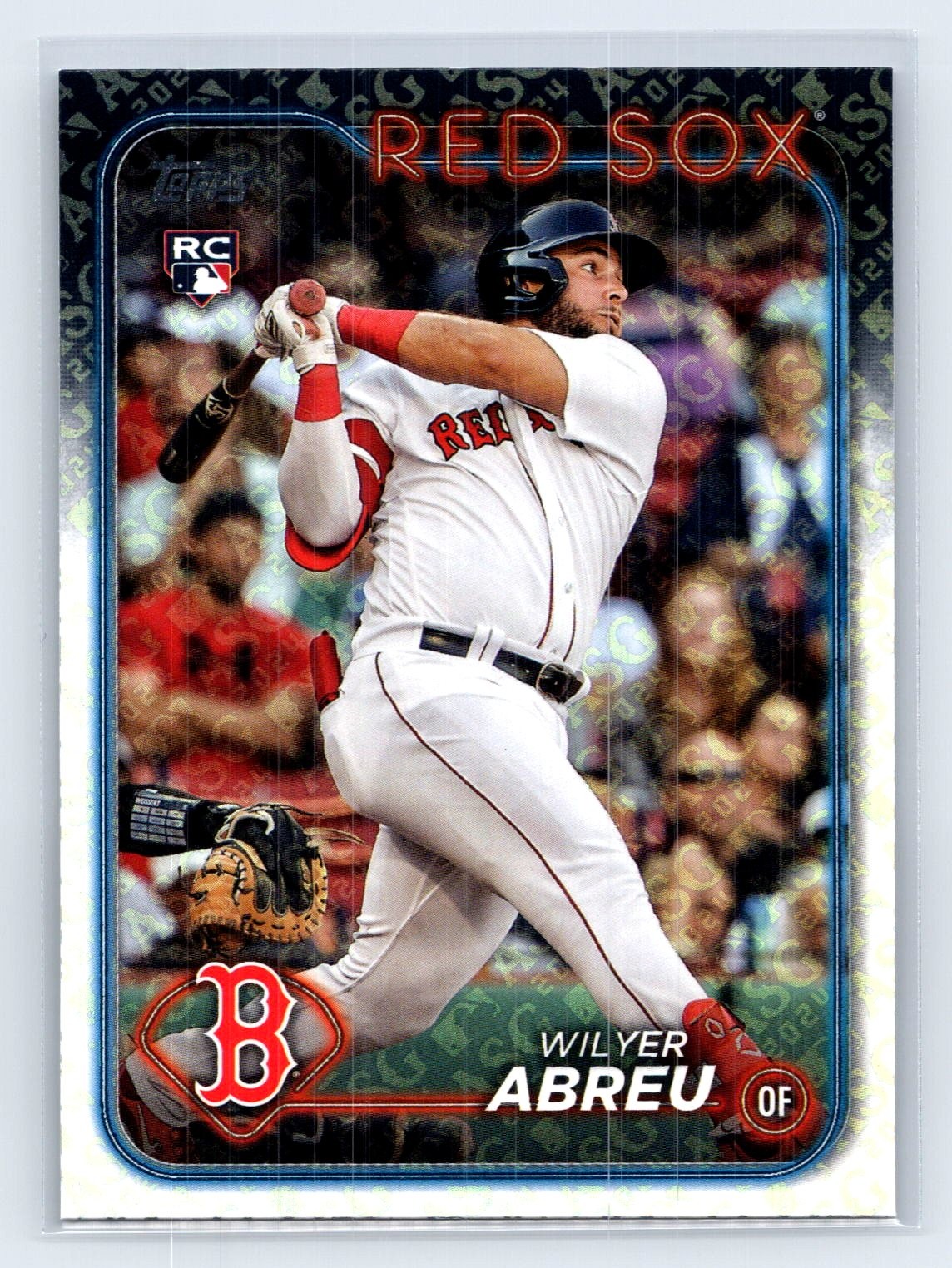 2024 Topps All-Star Game Baseball #672 Wilyer Abreu RC ASG Foil Boston Red Sox