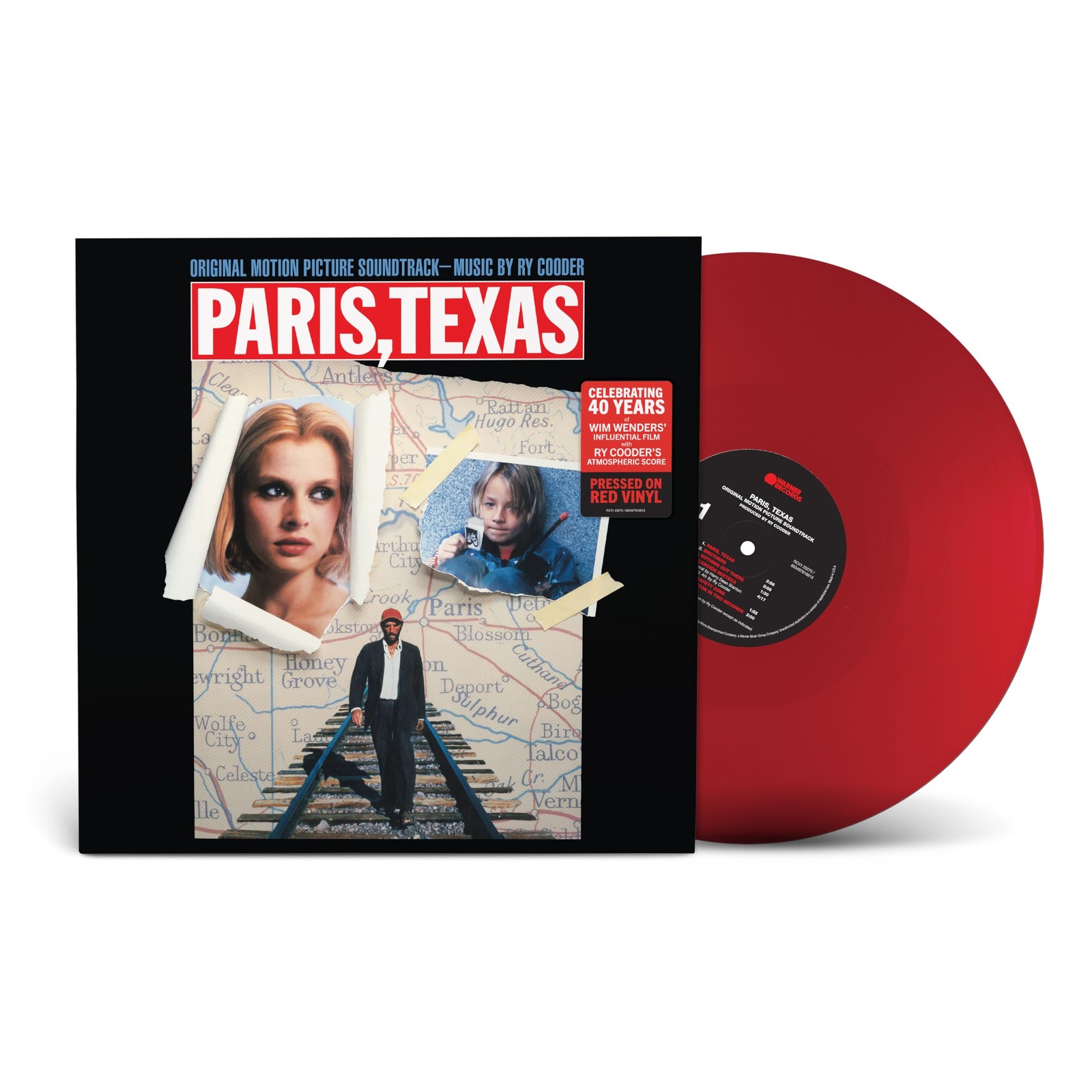 Ry Cooder Paris, Texas Soundtrack (Opaque Red Vinyl) LP Vinyl NEW