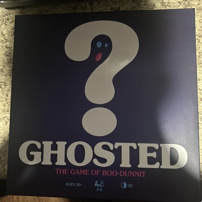 New! Big G Creative: Ghosted - Boo-whoDunnit Mystery Card Game 3-6 Players,  10+