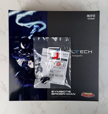 Authentic Kaiyodo Revoltech Symbiote Spider-Man Figure w/ Bonus Sealed
