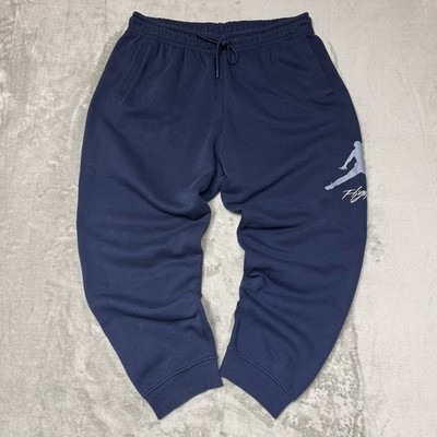Nike Jordan Essentials Baseline Fleece Sweatpants Blue FD7345-410 Men s Size XXL