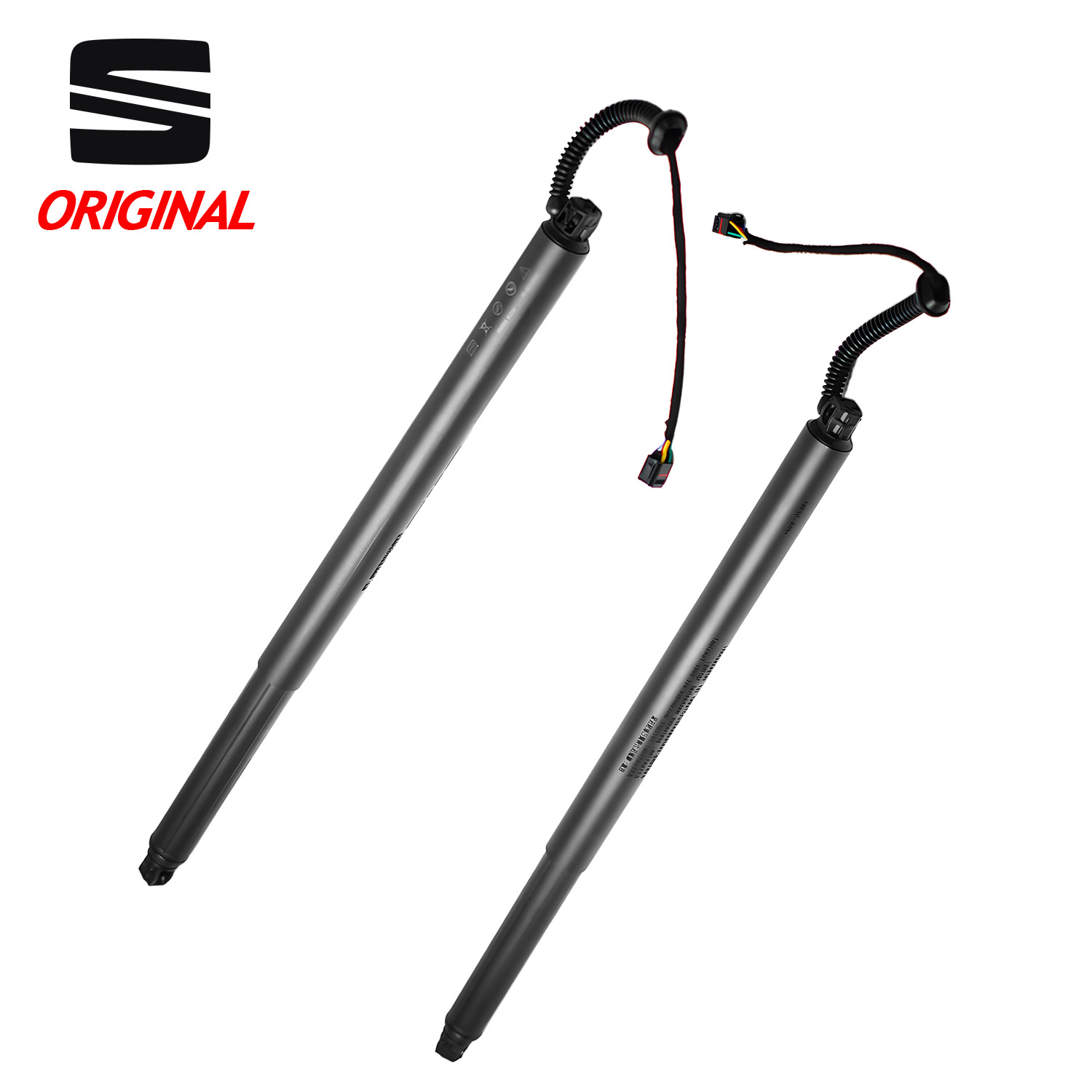 2x Elevador de muelle de gas original Seat Ateca 2016-23 portón trasero 575827851A 575827852A
