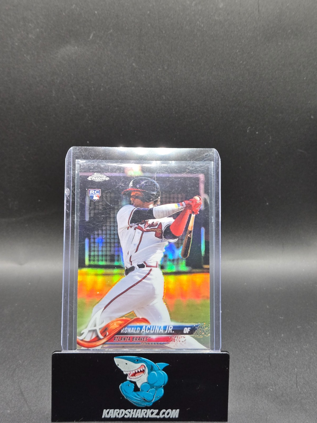 2018 Topps Chrome - Ronald Acuna Jr. #193 Refractor Rookie 