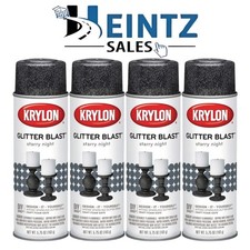 KRYLON 3805 -- Glitter Blast Starry Night 5.75 oz 4 Pack
