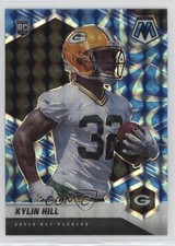 2021 Panini Mosaic Rookies Reactive Blue Mosaic Prizm Kylin Hill #374 0cv