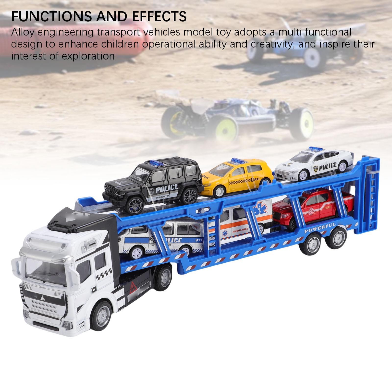 Alloy Engineering Transport Vehicles Model Toy Alloy Engineering Transport
