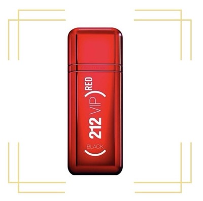 MEN Carolina Herrera 212 VIP Black Red EDP 3.4oz/100ml Limited Edition NEW Disco