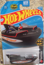 2026 HOT WHEELS BATMAN 3/5 BLACK 1966 BAT BOAT