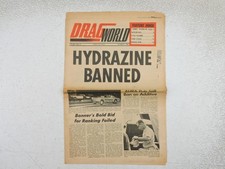 Drag World Newspaper October 7 1966 Drag Race Ford Chevy Plymouth Mopar B10139