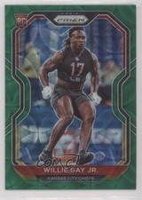 2020 Panini Prizm Rookie Green Scope Prizm 11/75 Willie Gay Jr #329 i5f