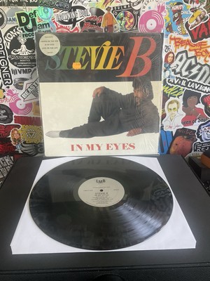 STEVIE B In My Eyes VG+ VINYL W/HYPE STICKER 