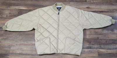Vintage Arctic Sporting Gear ASG Quilted Flight Jacket Men's Large Made in Korea