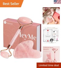 IcyMe Jade Roller Gua Sha, Face Roller Redness Reducing Skin Care Tools, Se...